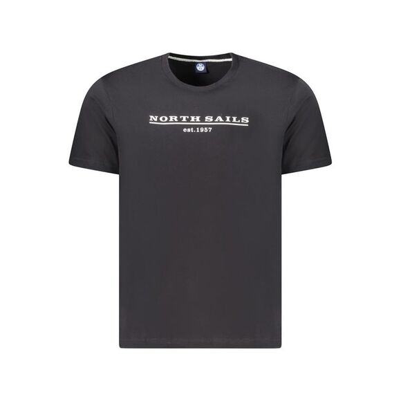 North Sails Black Cotton Men's Men's T-Shirt